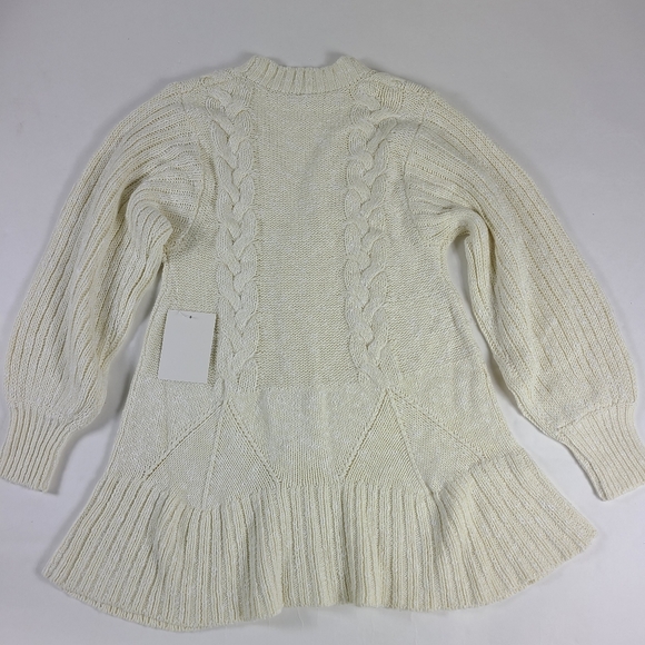 FREE PEOPLE Ivory Penelope Mini Sweater Dress - Picture 5 of 5